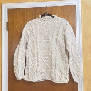 100% COTTON KNIT SWEATER